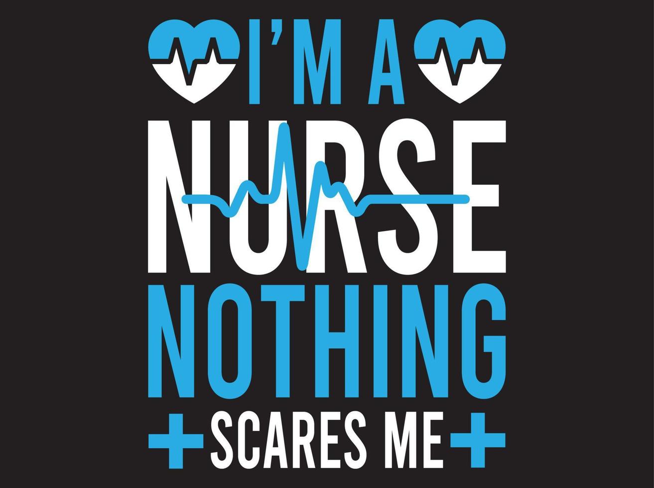 Nurse t-shirt design vector file