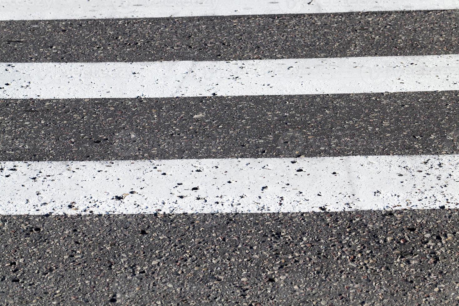 road markings, close-up photo