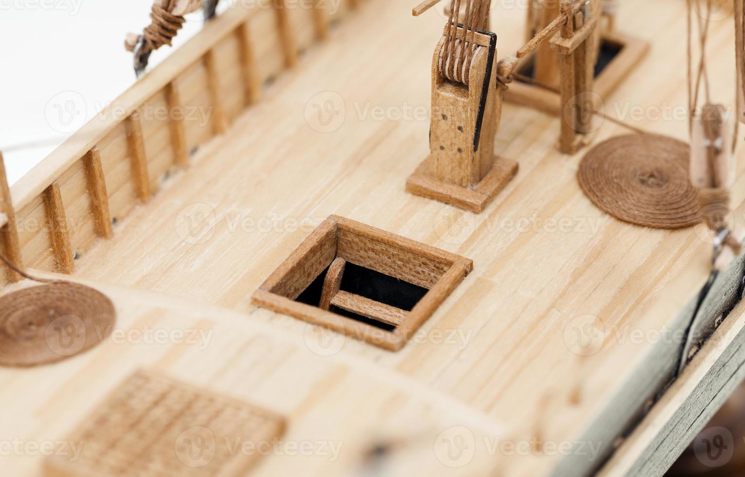 wooden ship model photo