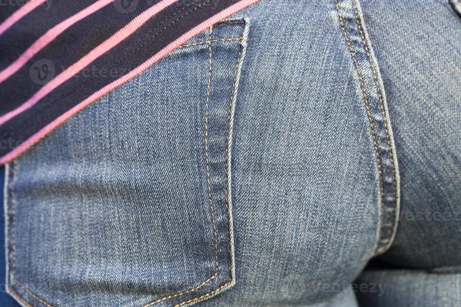 jeans girl, close-up photo