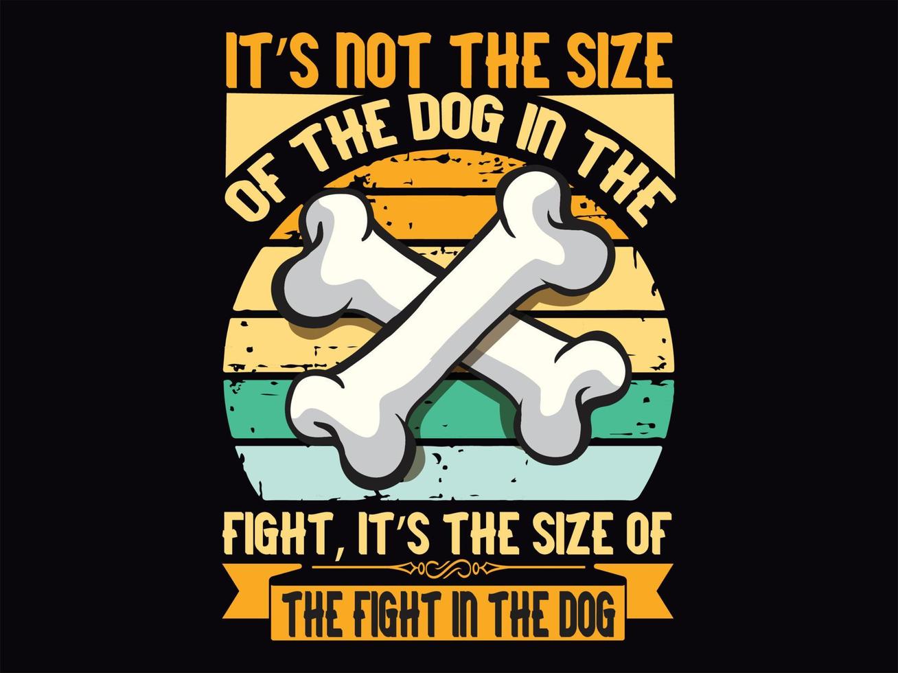 Dog t-shirt design vector file