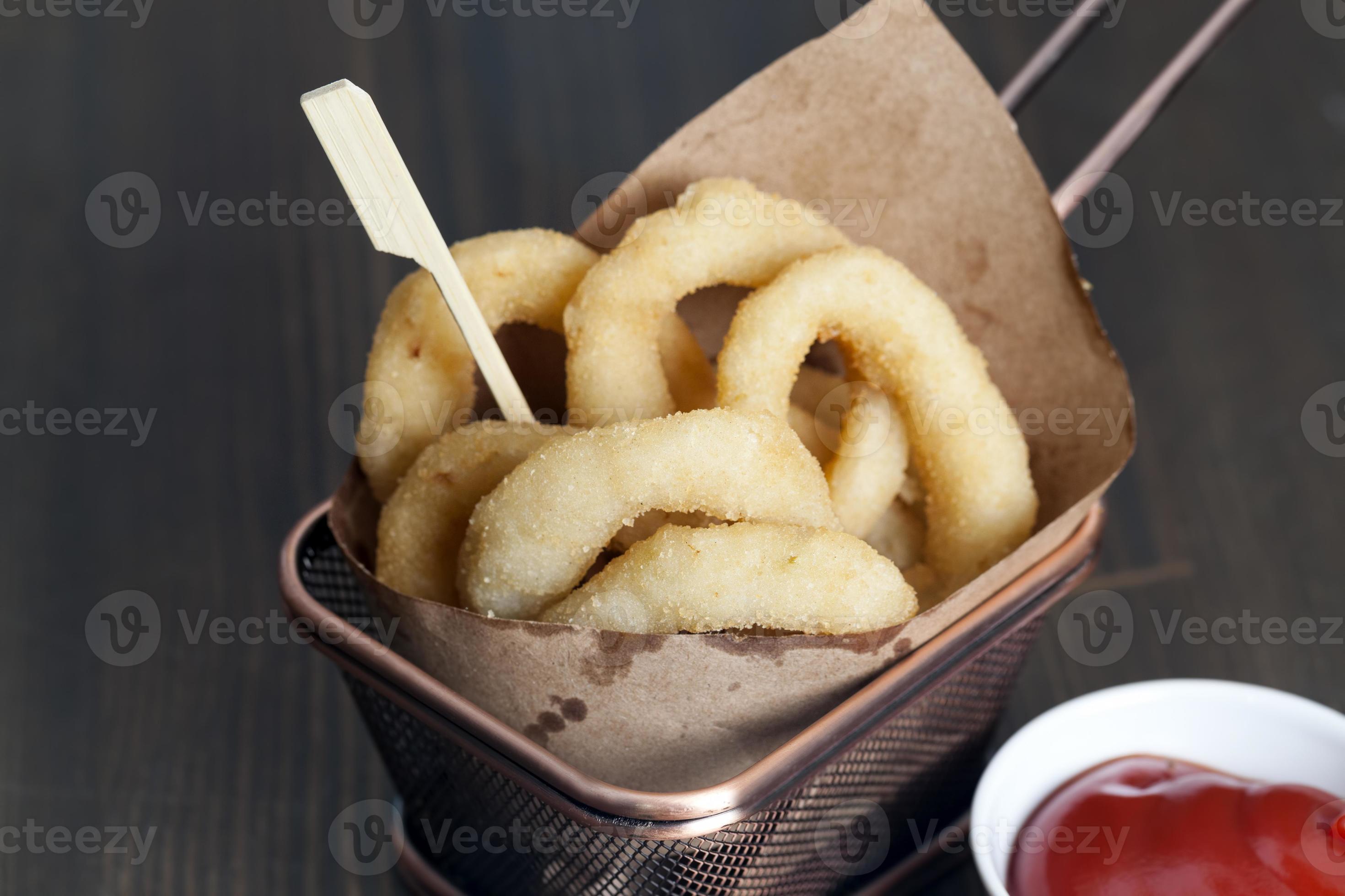 deep fry onion rings are used as a side dish or snack 9440452 Stock