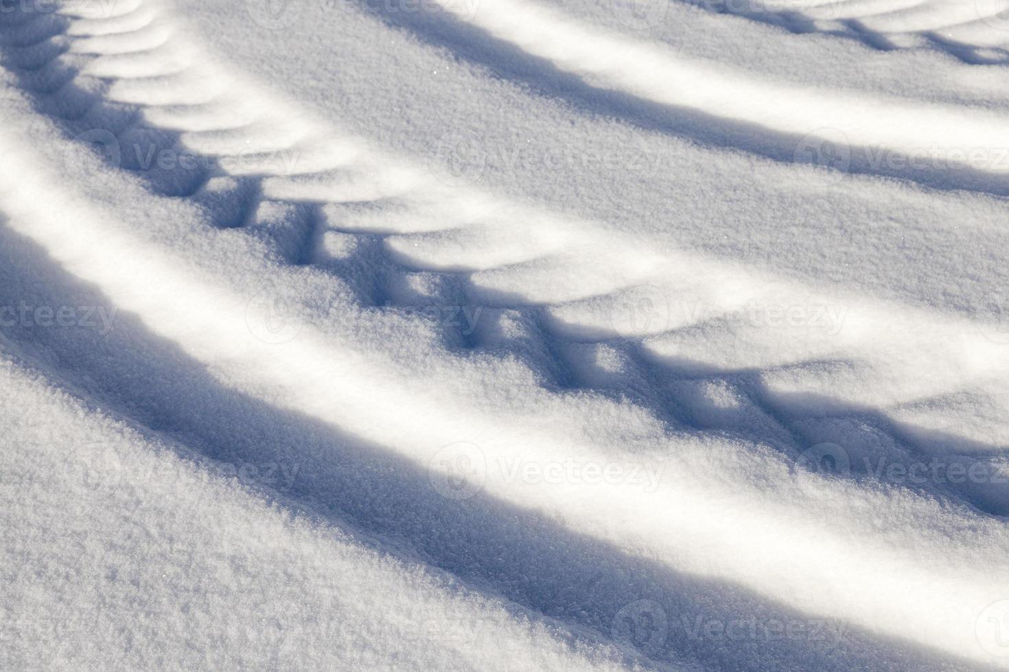 road in winter photo