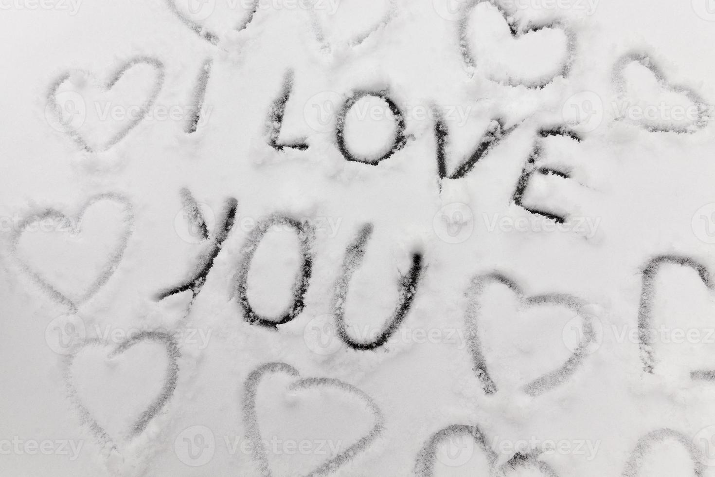 the words I love you photo