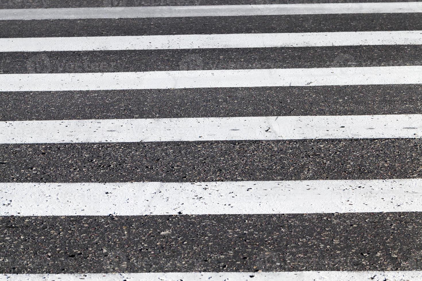 road markings, close-up photo