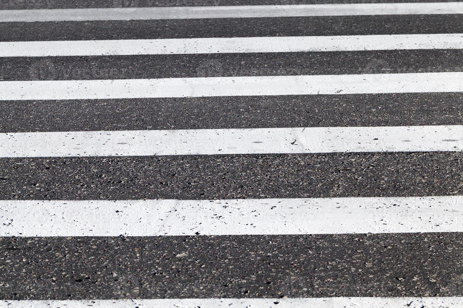 road markings, close-up photo