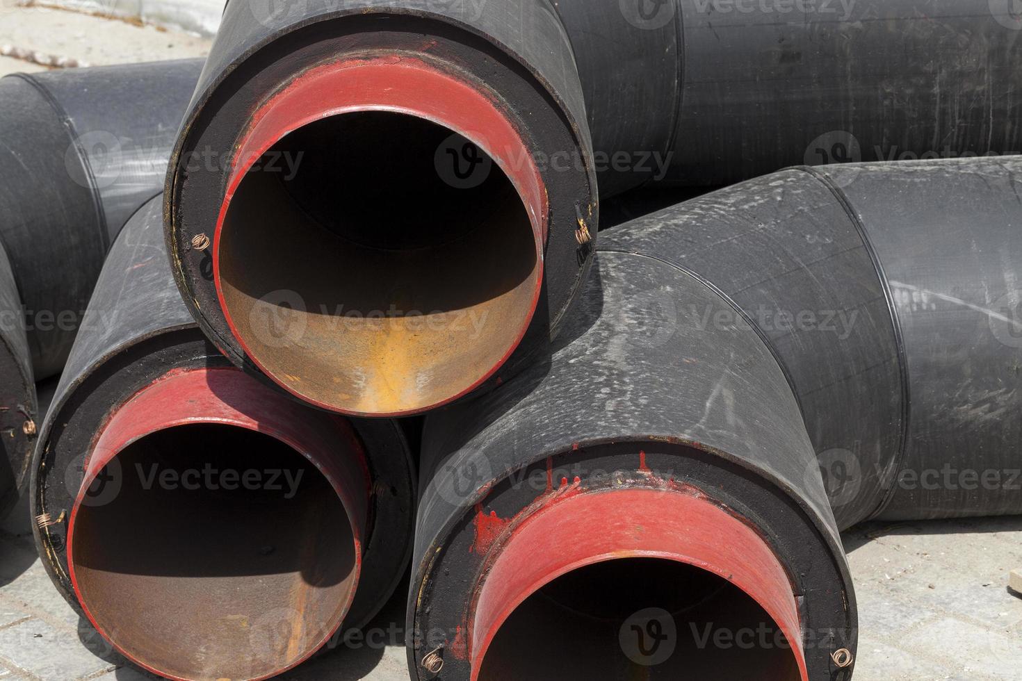 Black rubber tube photo