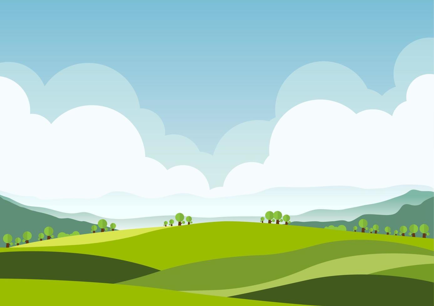 nature landscape background vector