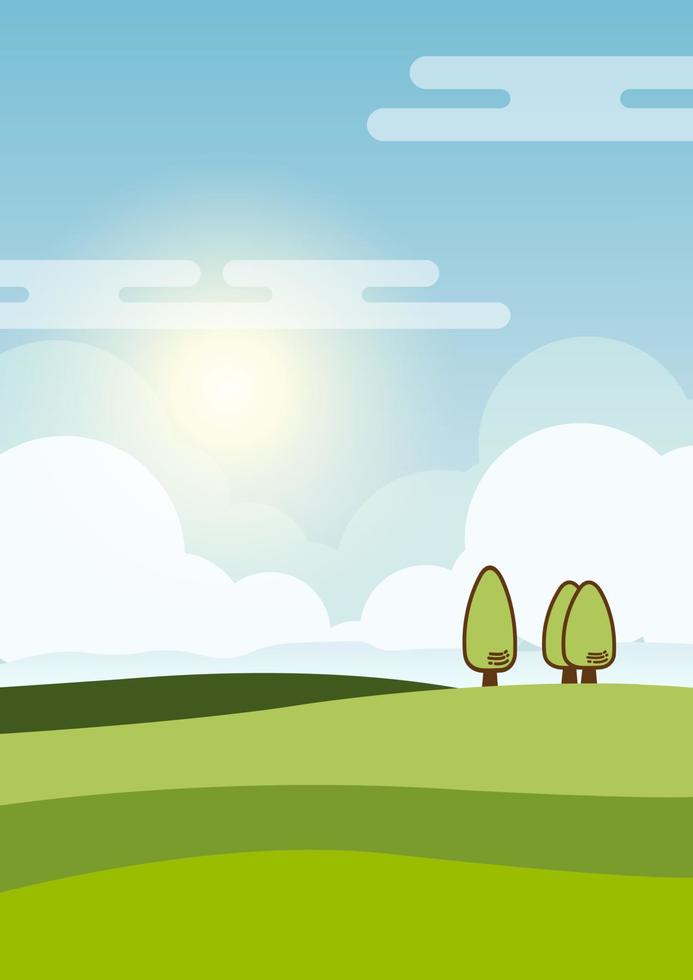 nature landscape background vector