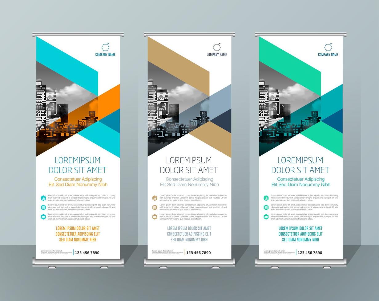 Banner Design Signboard Advertising Brochure Flyer Template Vector X-banner and Street Business Flag of Convenience, Layout Background
