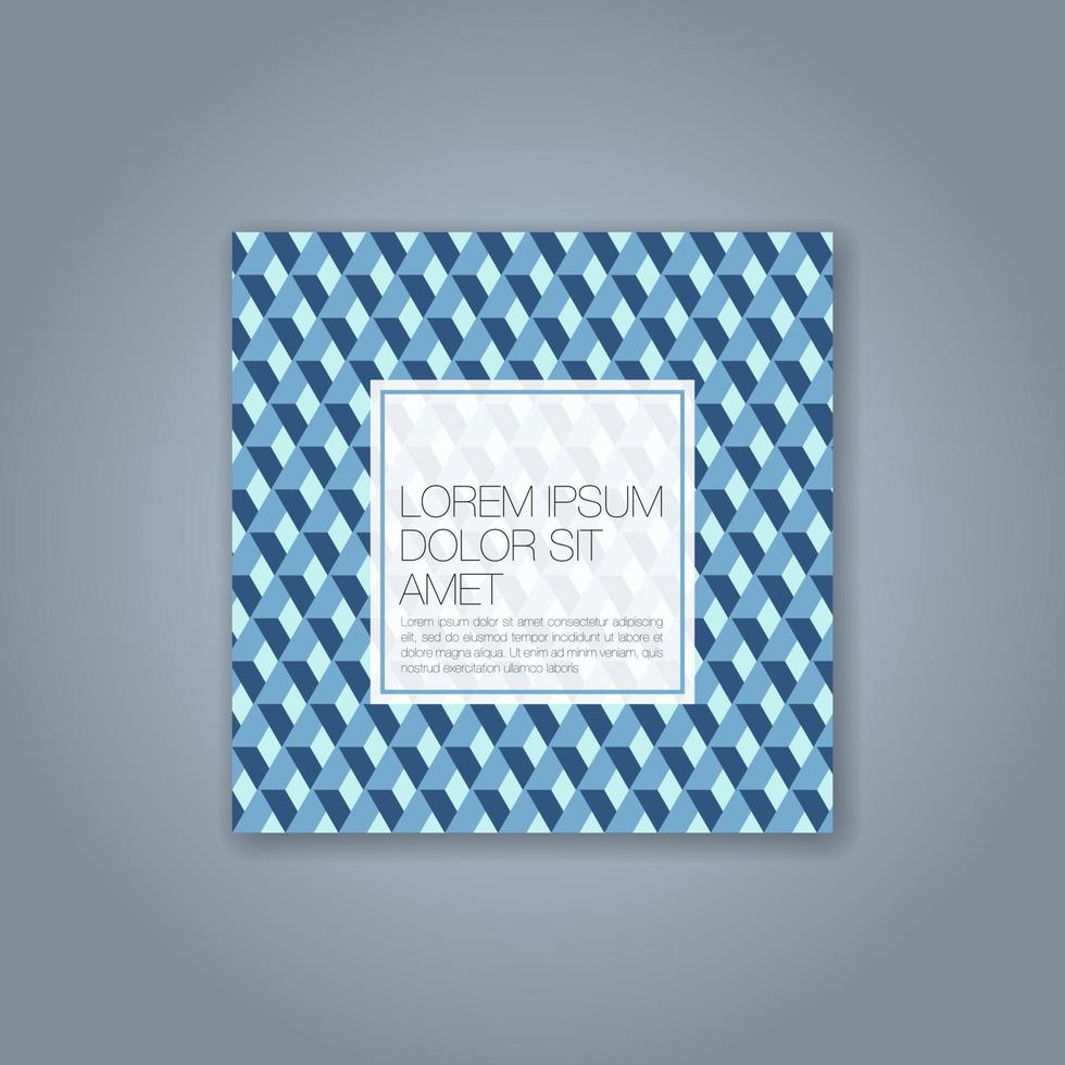 Abstract minimal geometric design background for book cover brochure flyer poster vector