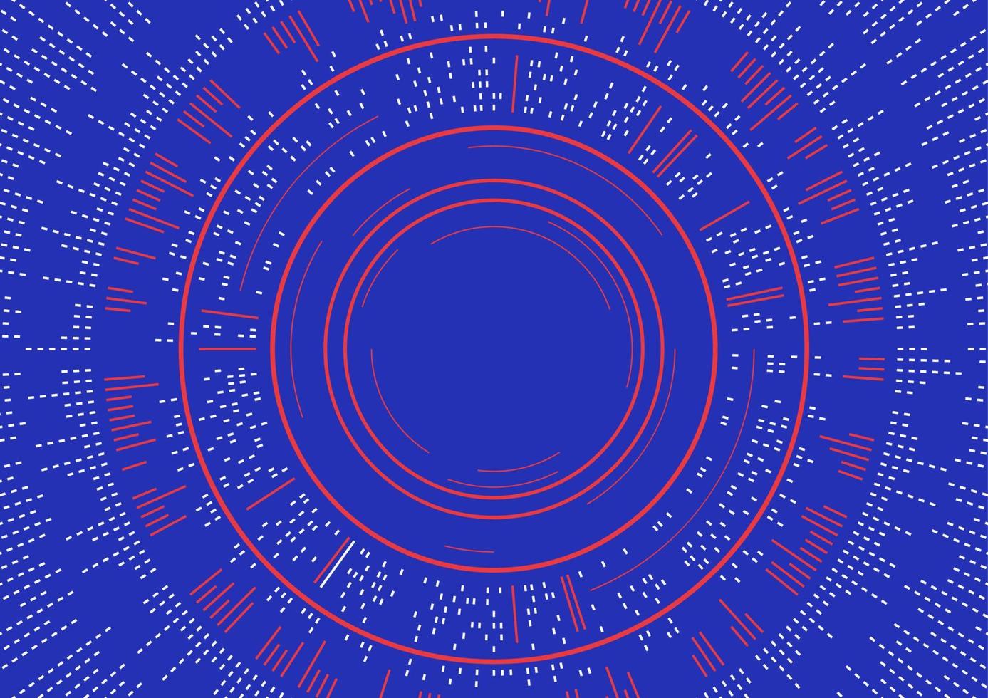 concepto de onda de sonido de fondo de círculos abstractos vector