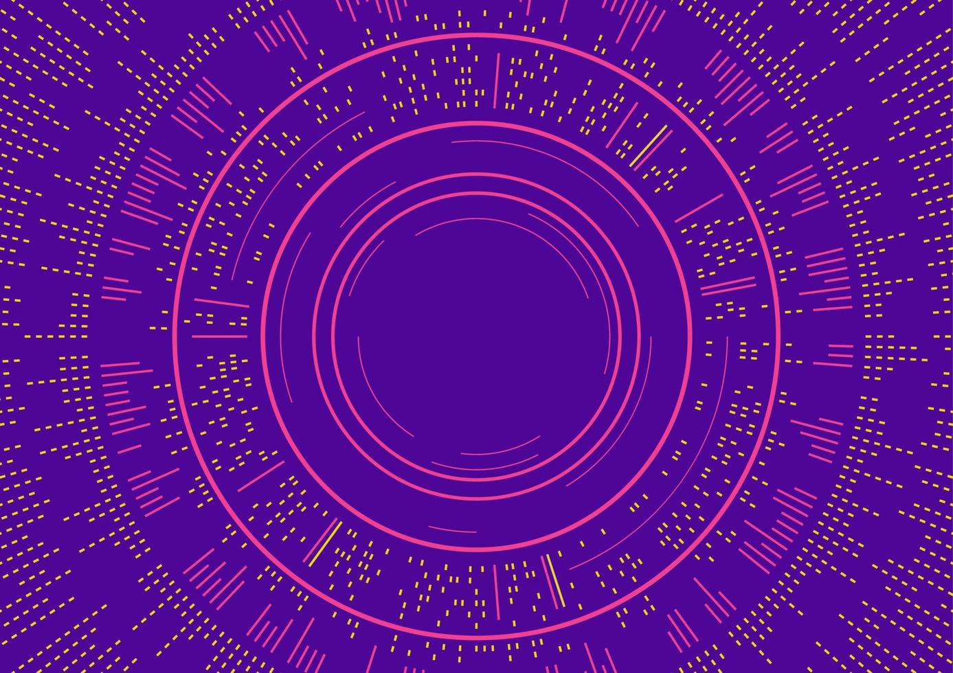 abstract circles background sound wave concept vector