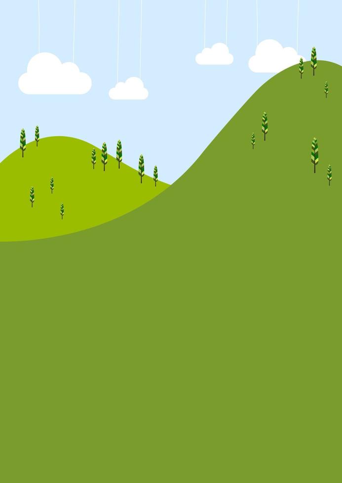 fondo de paisaje de naturaleza vector