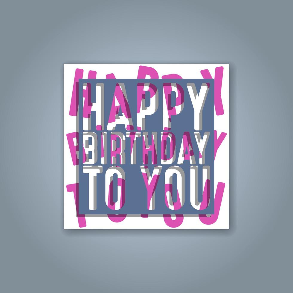 birthday greeting cards design vector