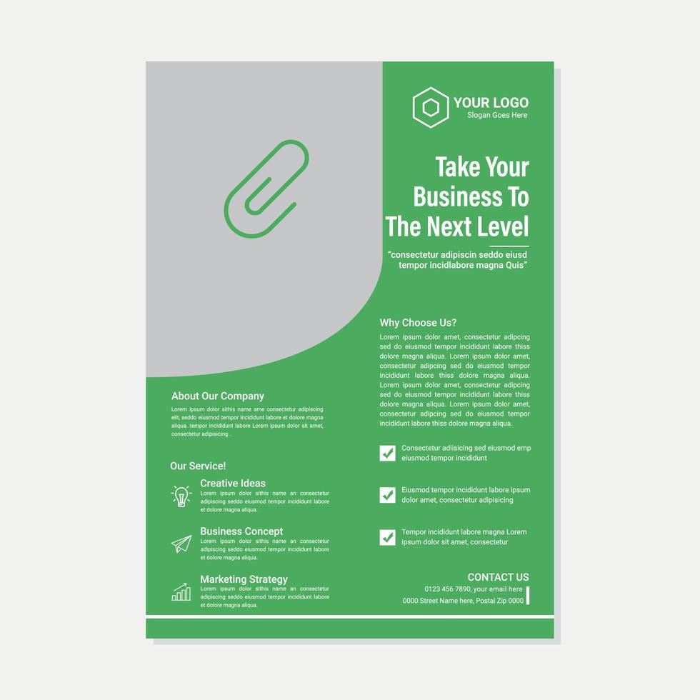 Corporate Business Event Real Estate Flyer and Brochure Design Template vector