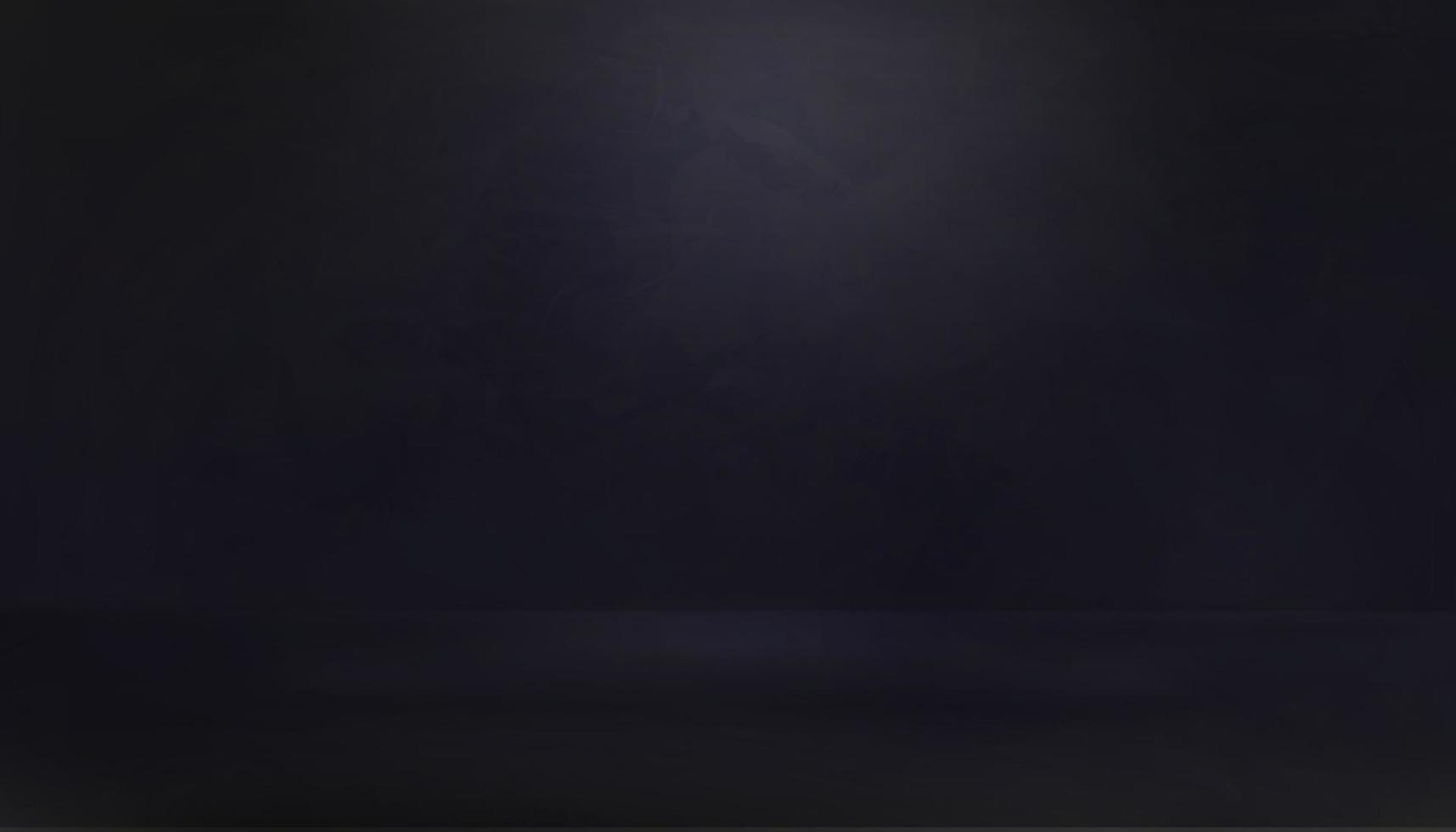 sala de estudio de fondo de textura de pared de cemento morado oscuro con luz y sombra, suelo de hormigón violeta de fondo con un patrón de superficie agrietado, banner vectorial 3d con espacio de copia para el concepto de diseño de loft vector