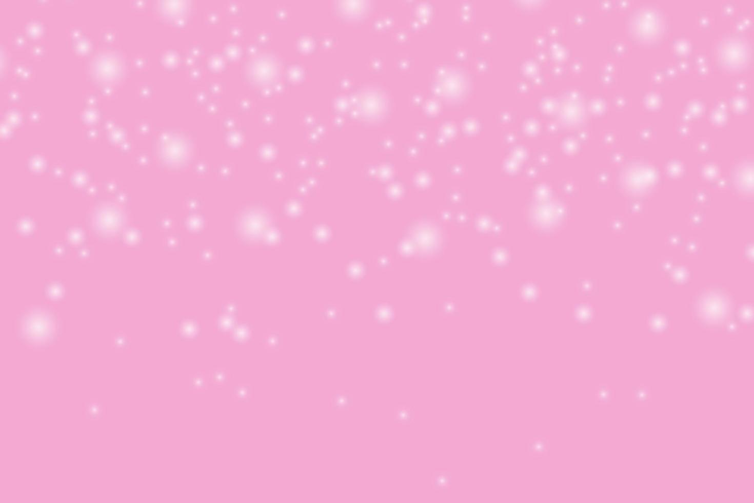Abstract background of stardust particles, silver stars on a pink background vector