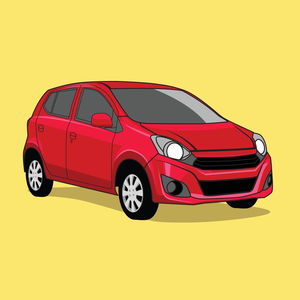 modern small city car vector design