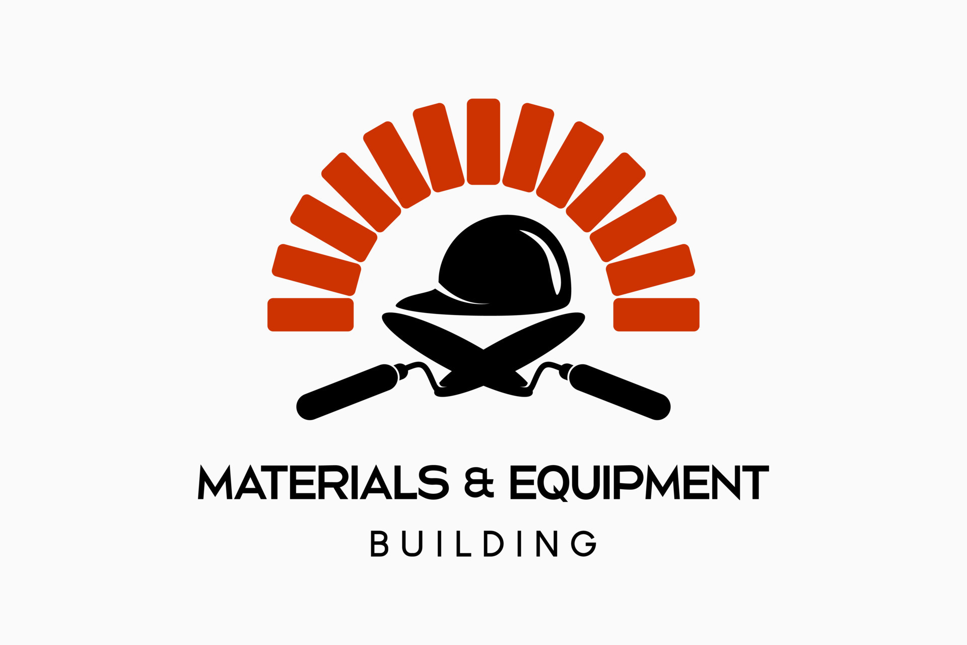 Logo design of building tools, building or building materials store