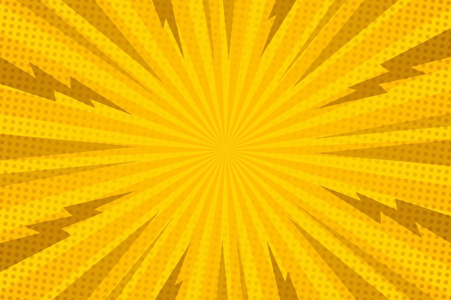Colorful flat comic style background vector