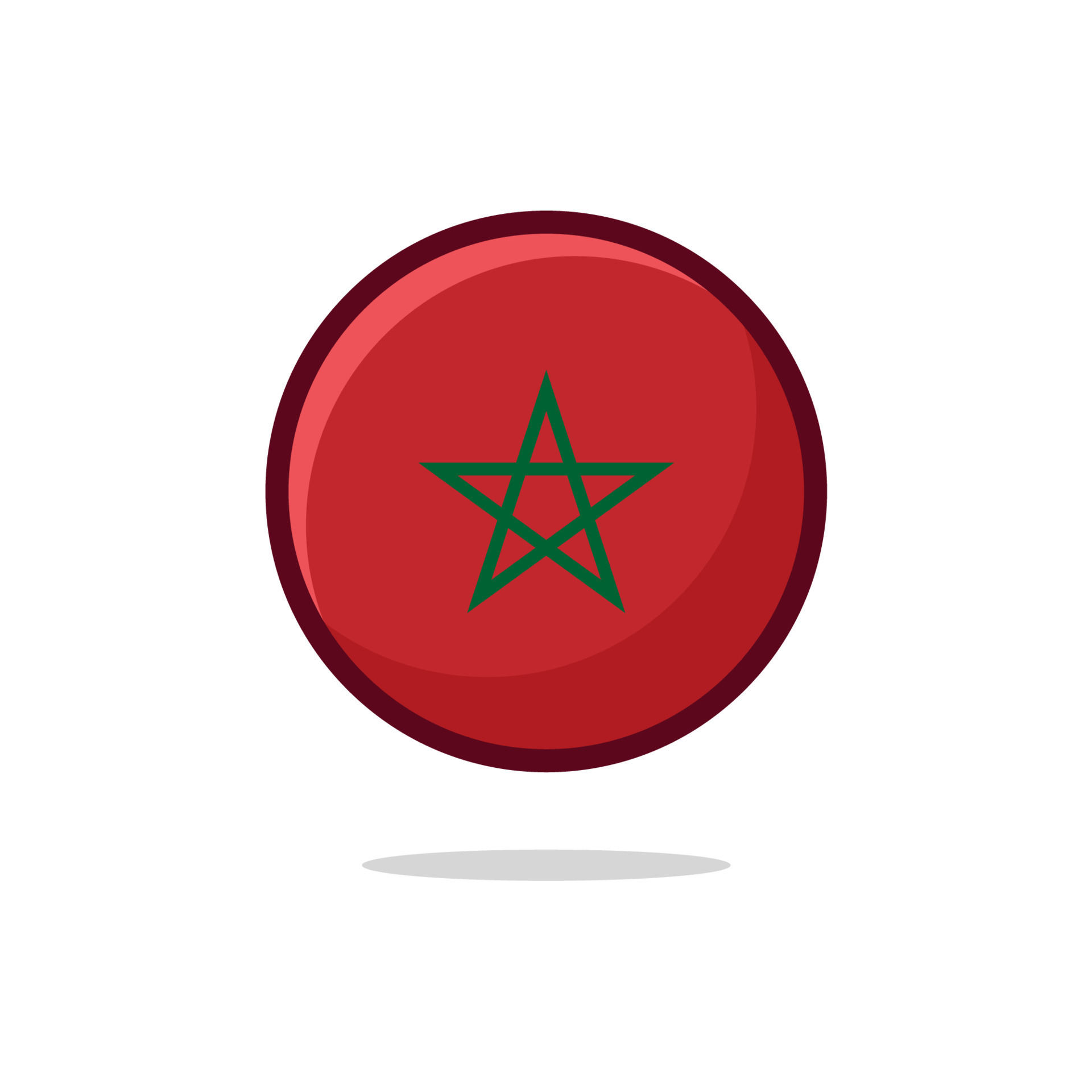 Morocco Flag Icon 9449230 Vector Art at Vecteezy