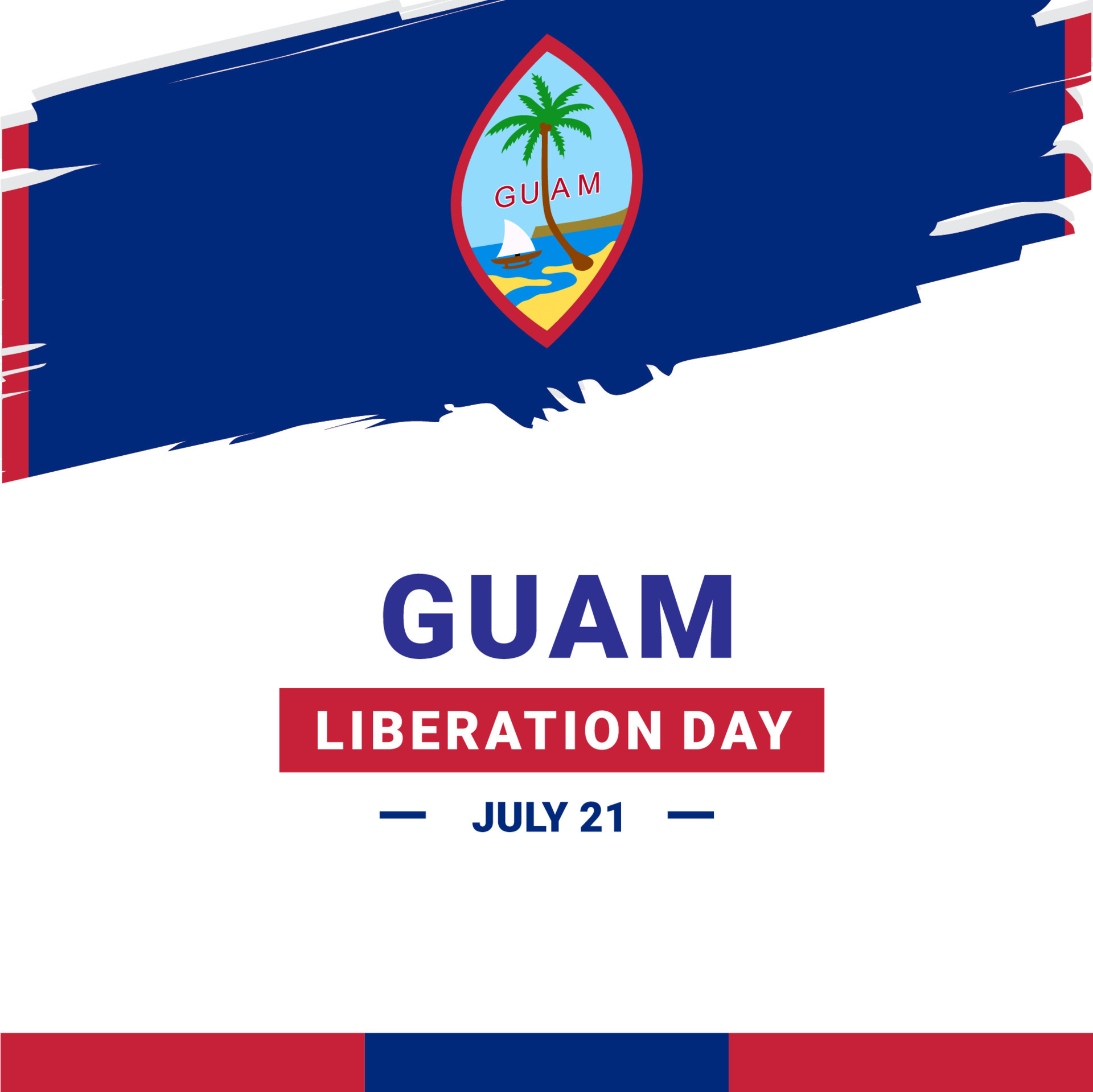 Guam Liberation Day 9449258 Vector Art at Vecteezy