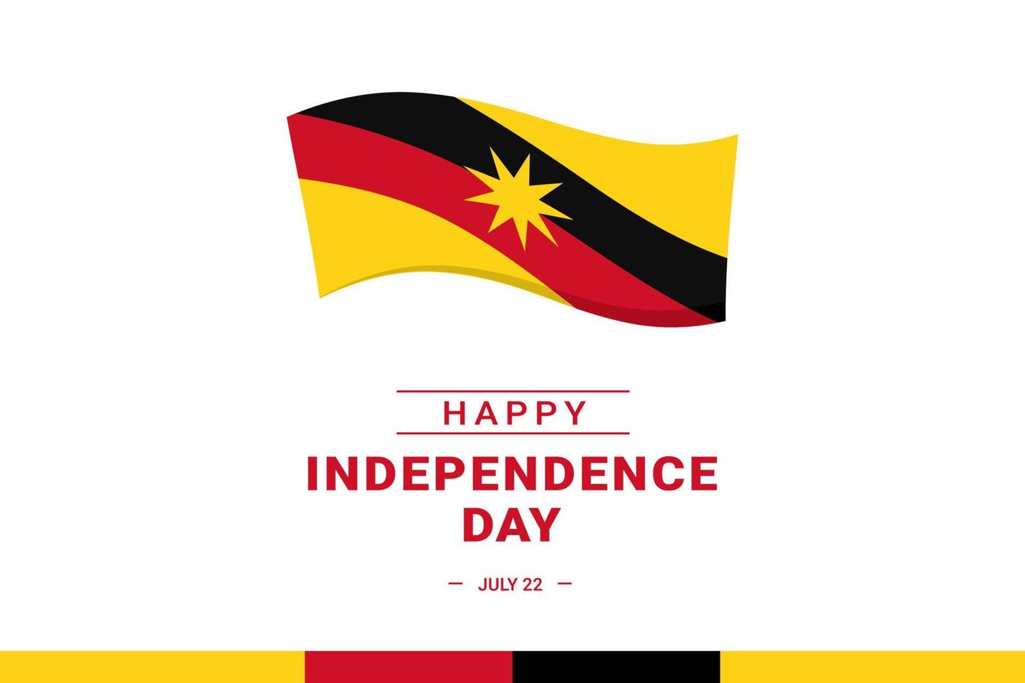 Sarawak Independence Day vector