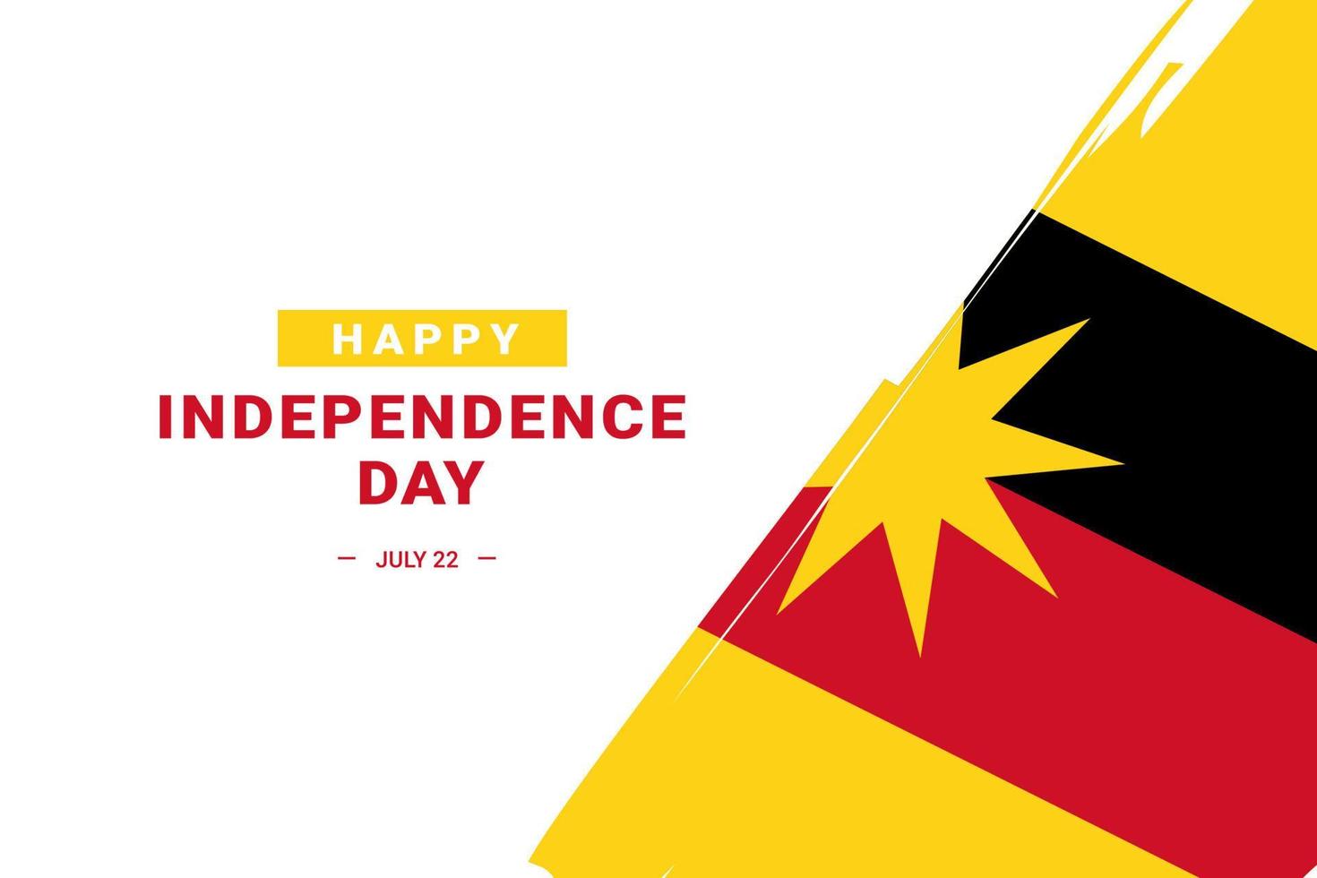 Sarawak Independence Day vector