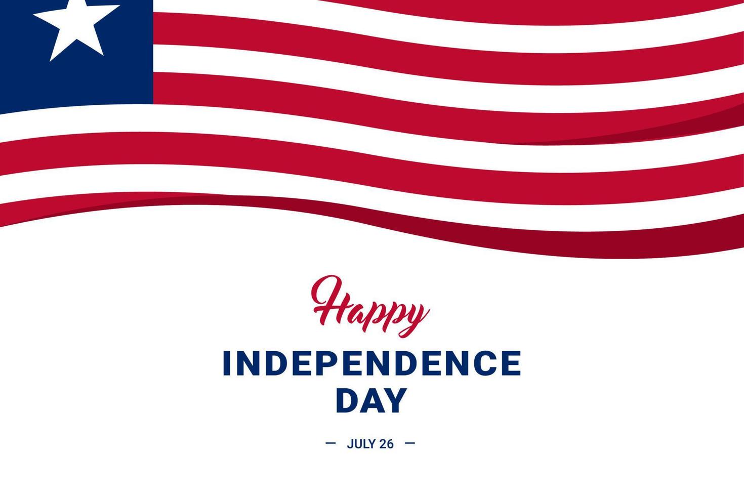 6. Liberia Independence Day 1... vector