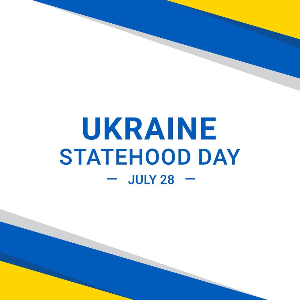 Ukraine Statehood Day vector