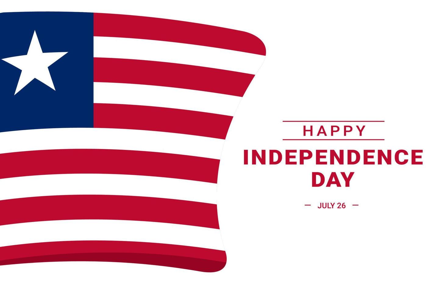 6. Liberia Independence Day 2... vector