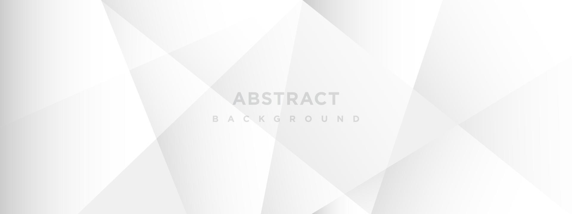 Abstract white and gray gradient background vector