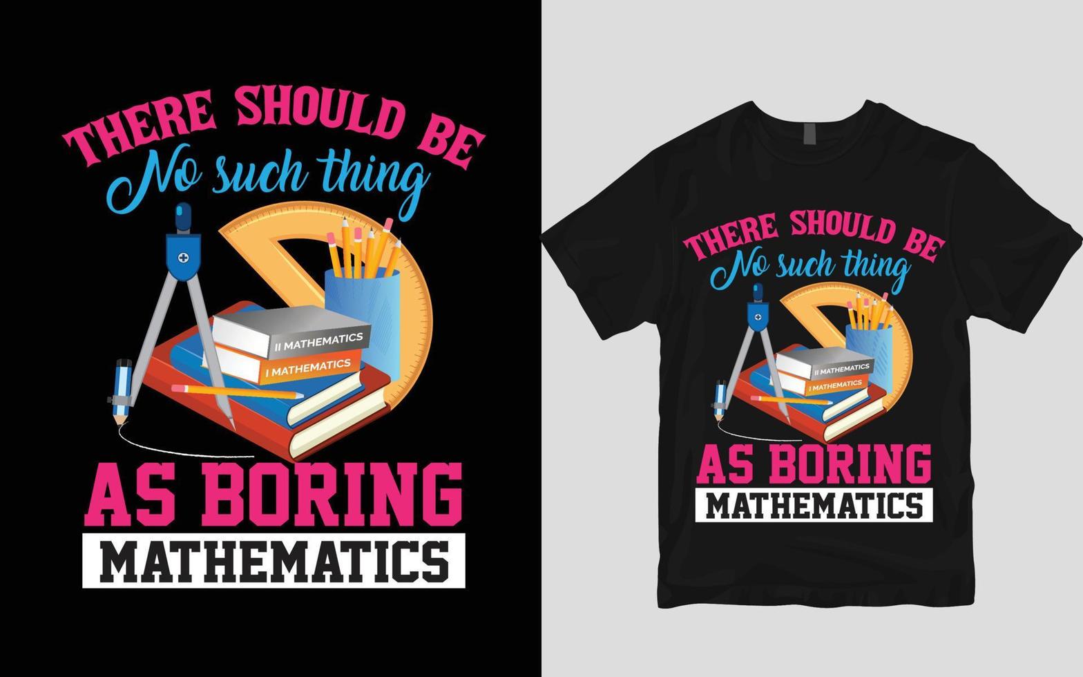 Math t shirt design vector