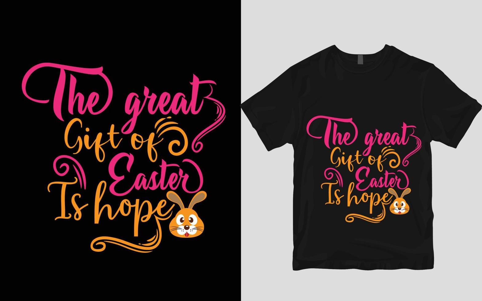 Easter t shirt design vector