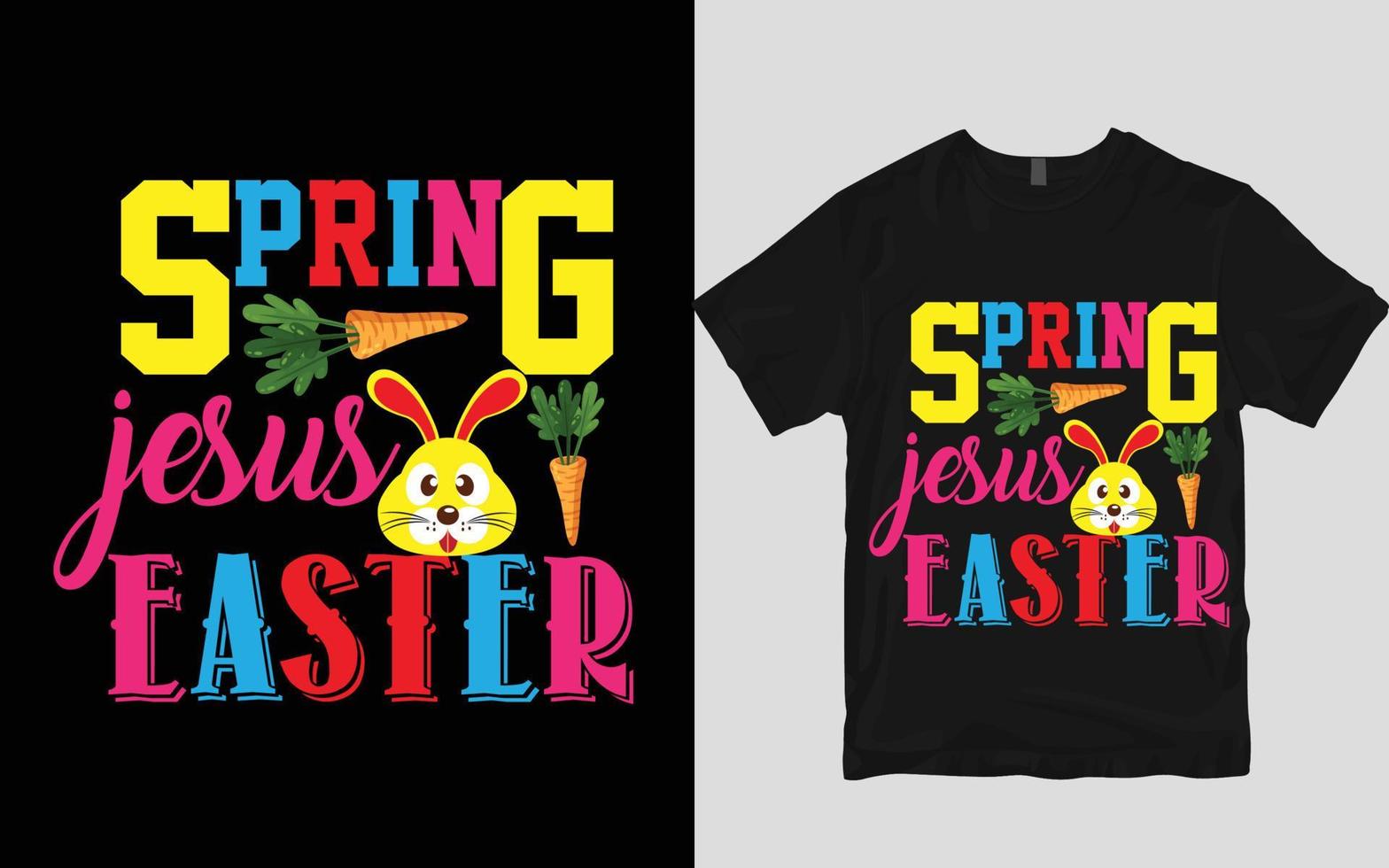 Easter t shirt design vector