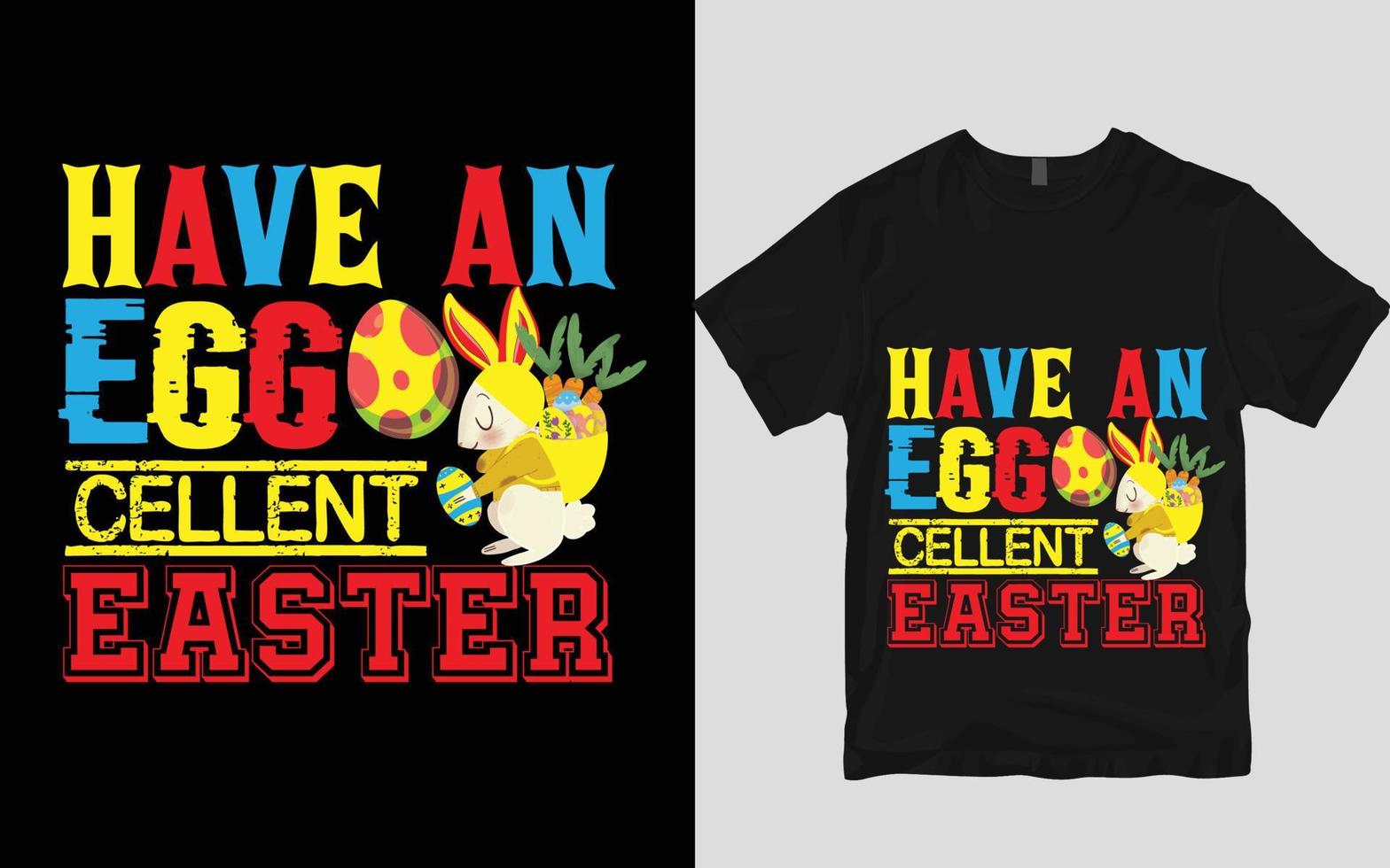 Easter t shirt design vector