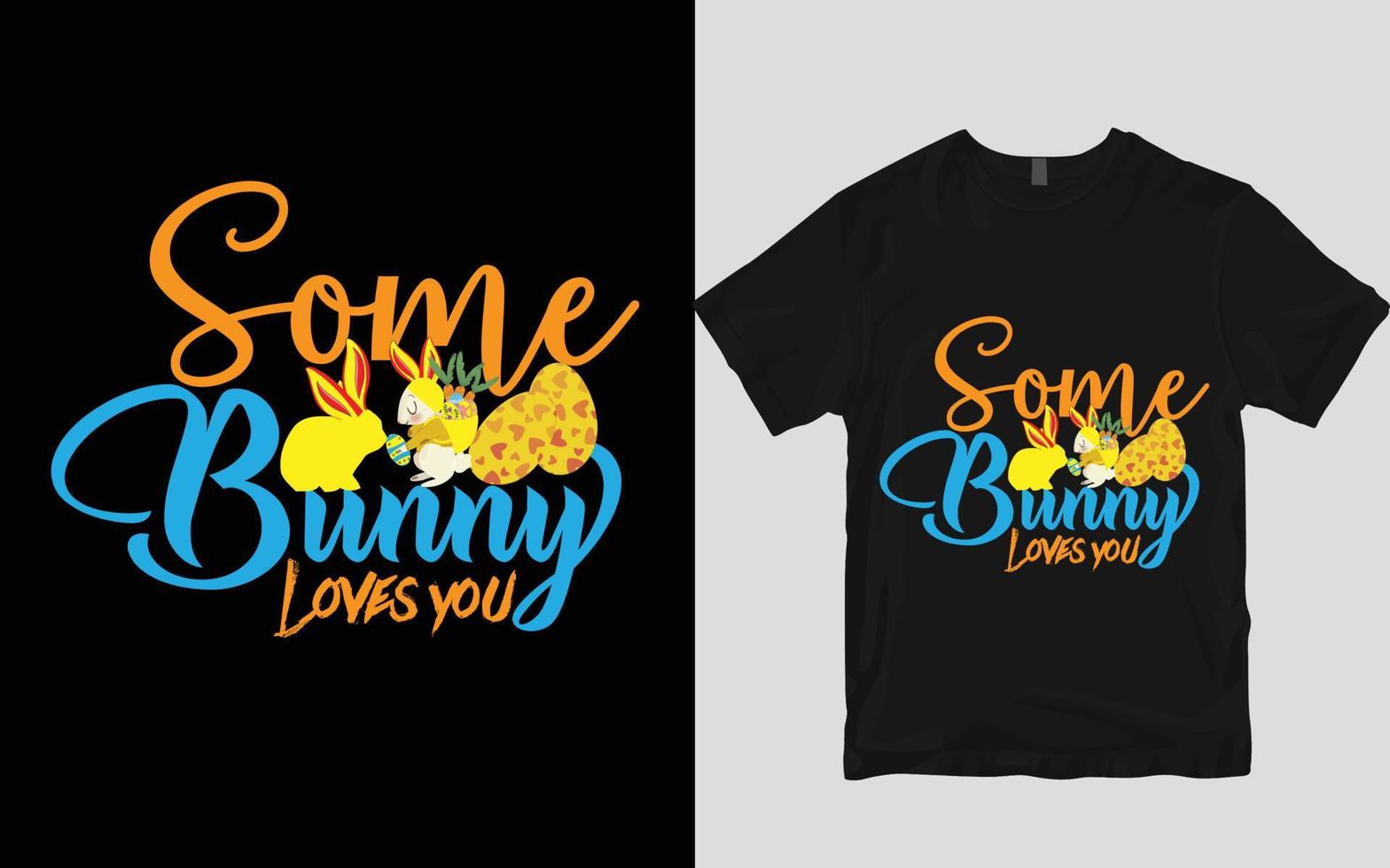 Easter t shirt design vector