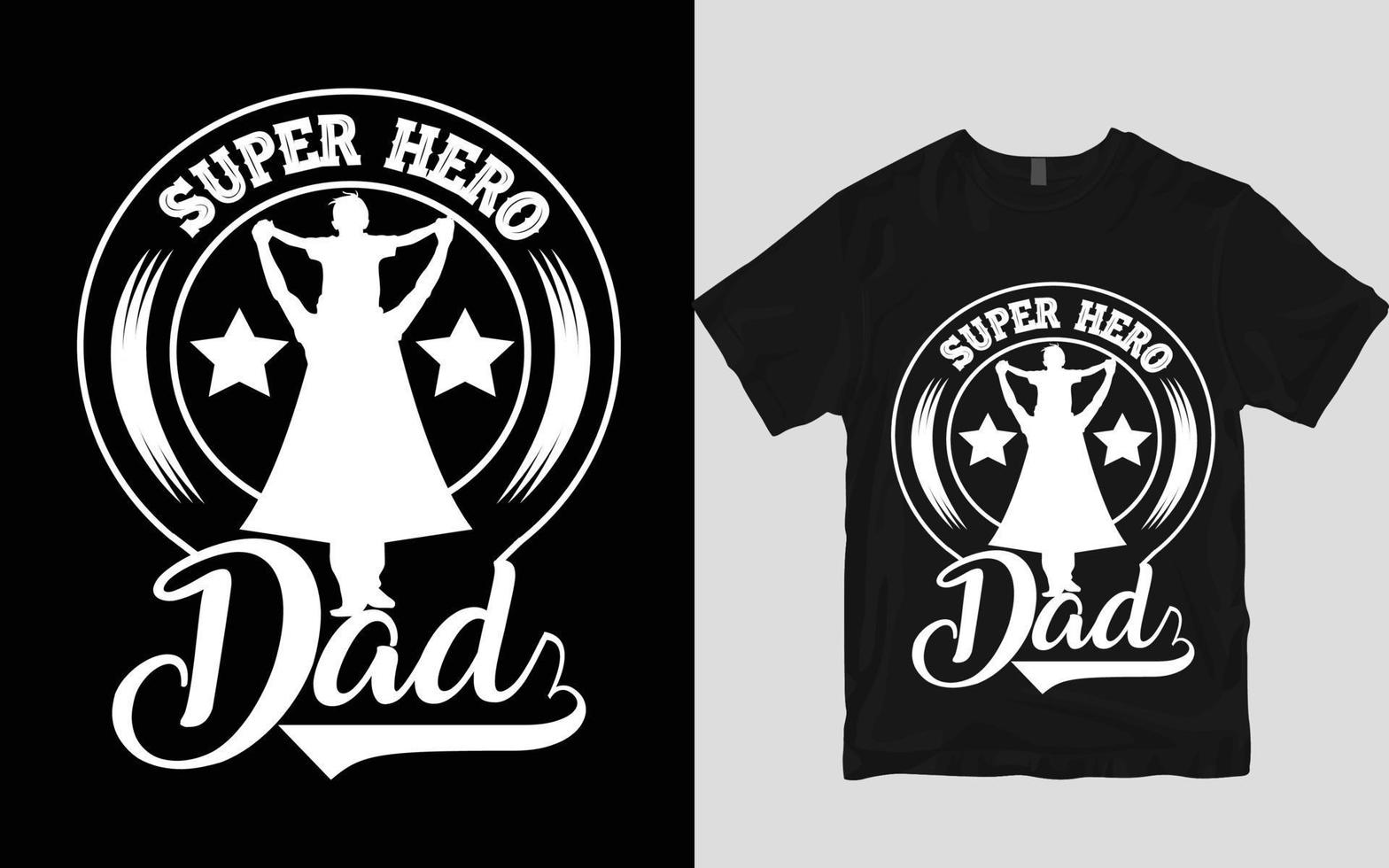 diseño de camiseta de padre vector