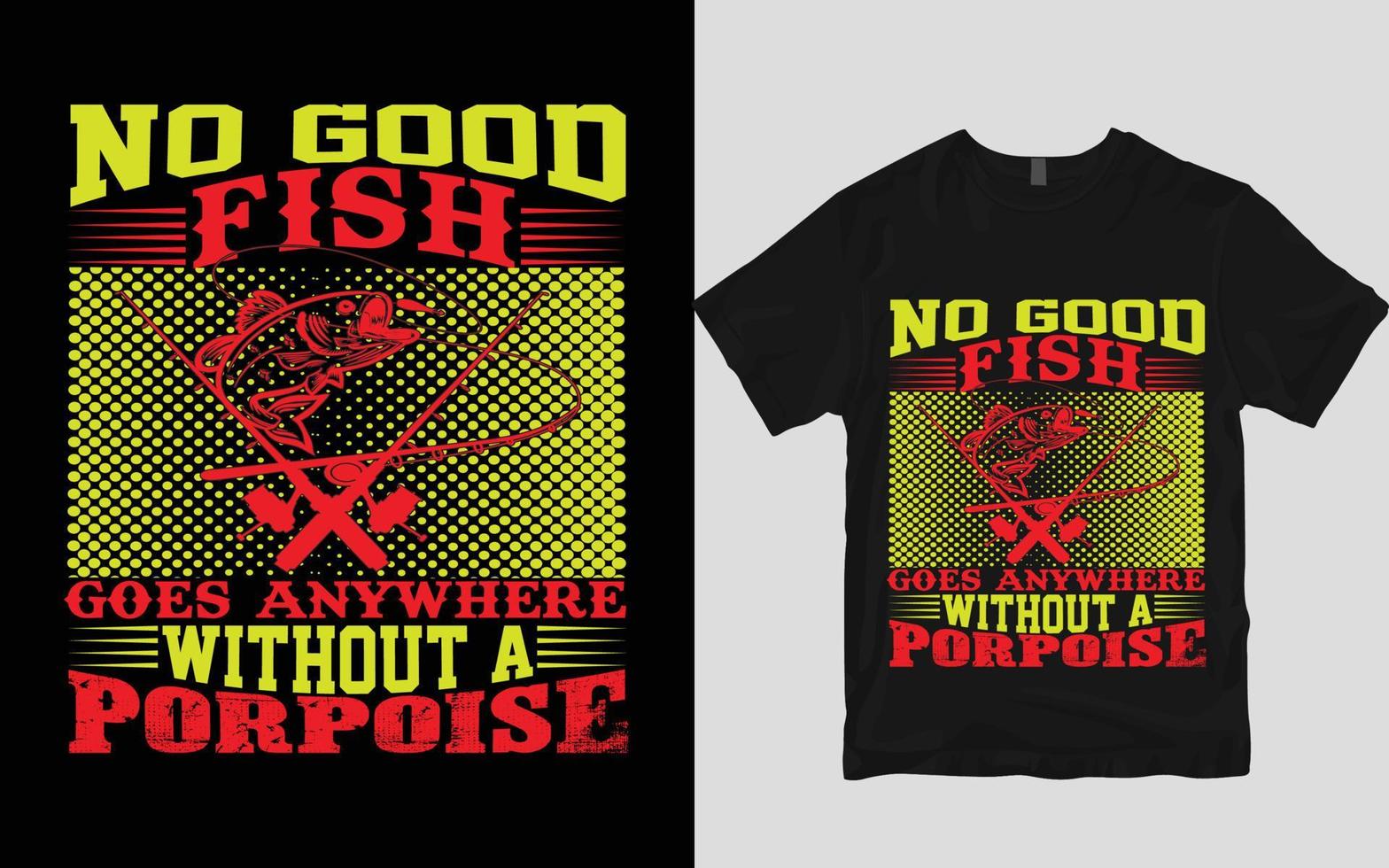 Fishing t shirt design vector