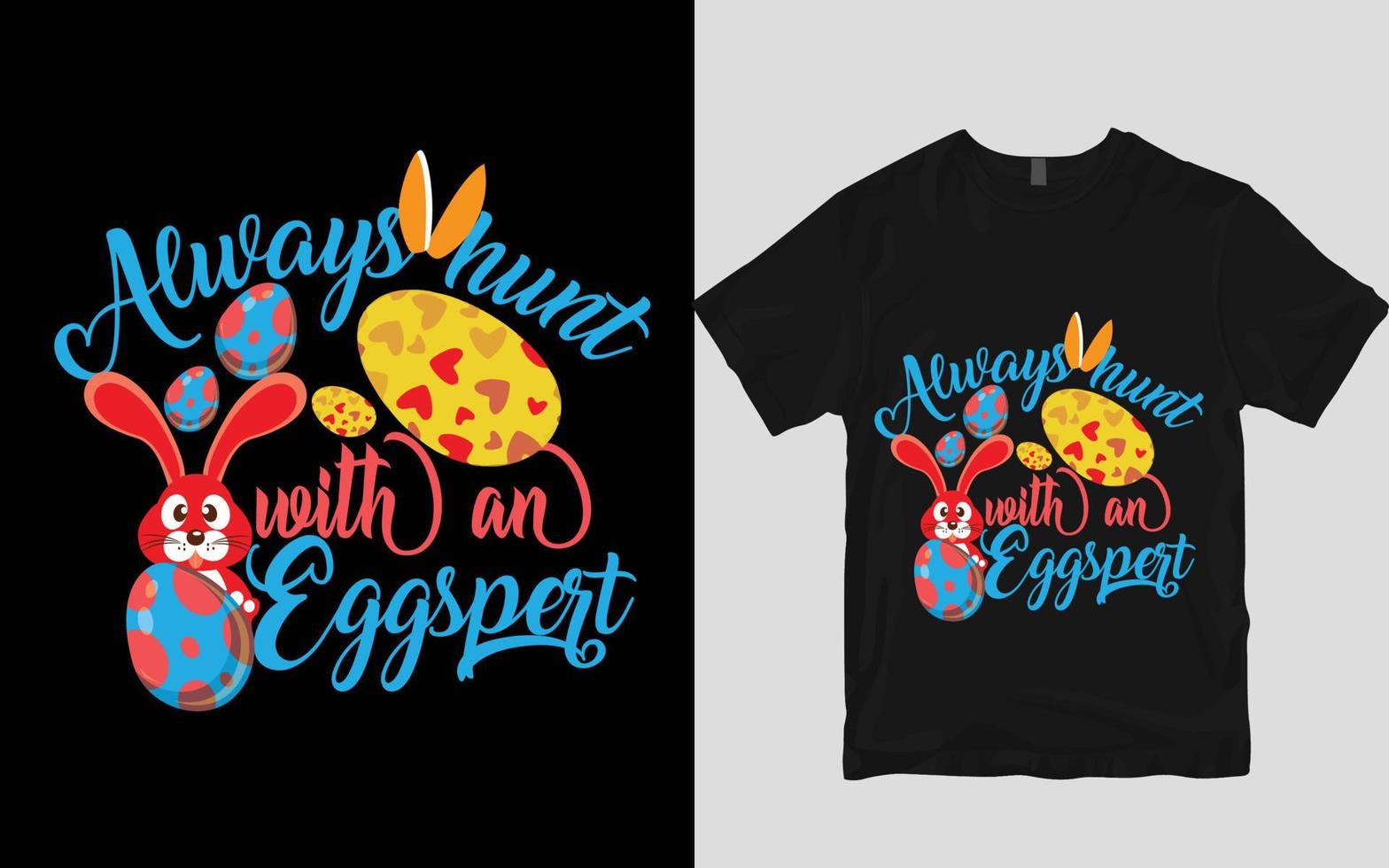 Easter t shirt design vector