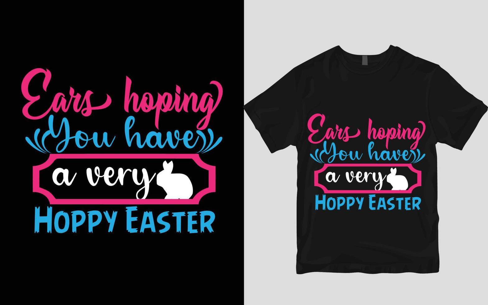 Easter t shirt design vector