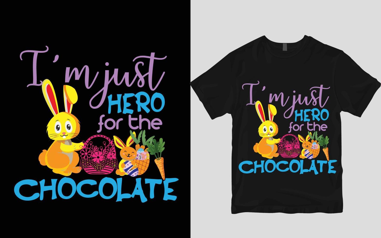 diseño de camiseta de pascua vector