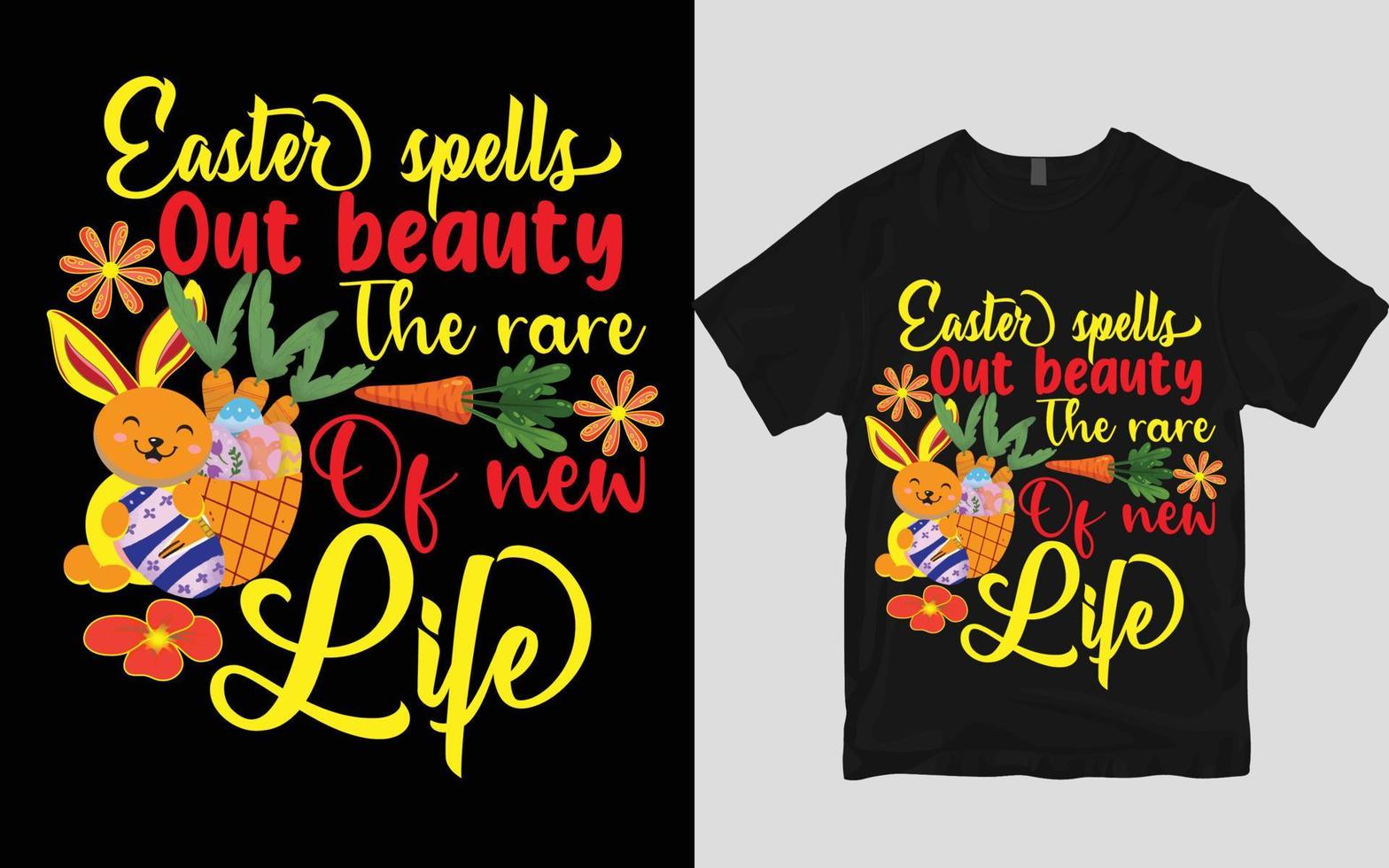 Easter t shirt design vector