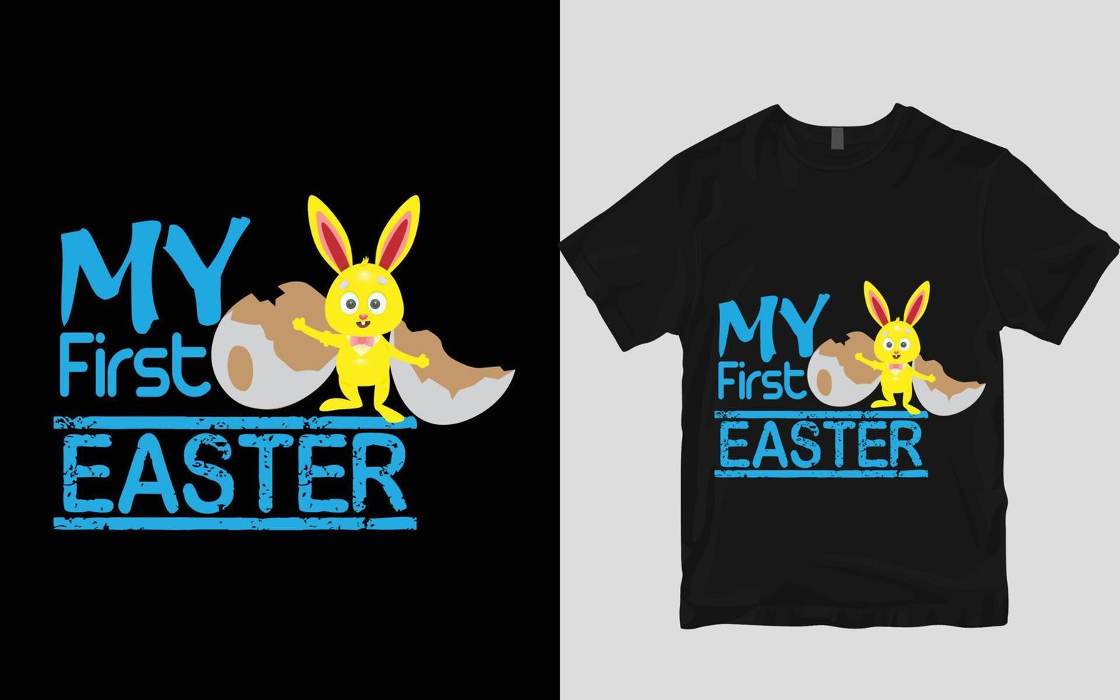 Easter t shirt design vector