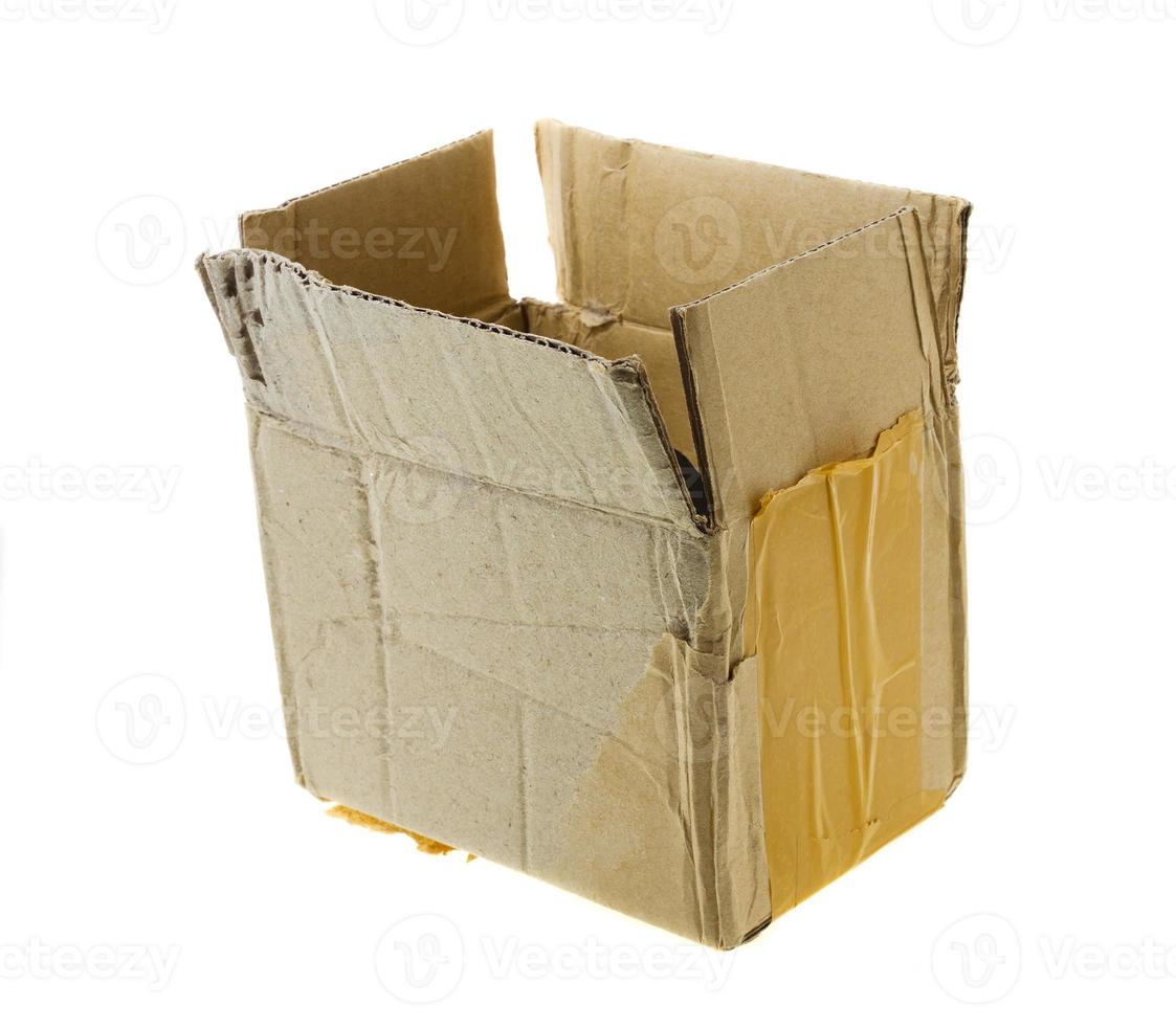 cardboard box, isolated photo