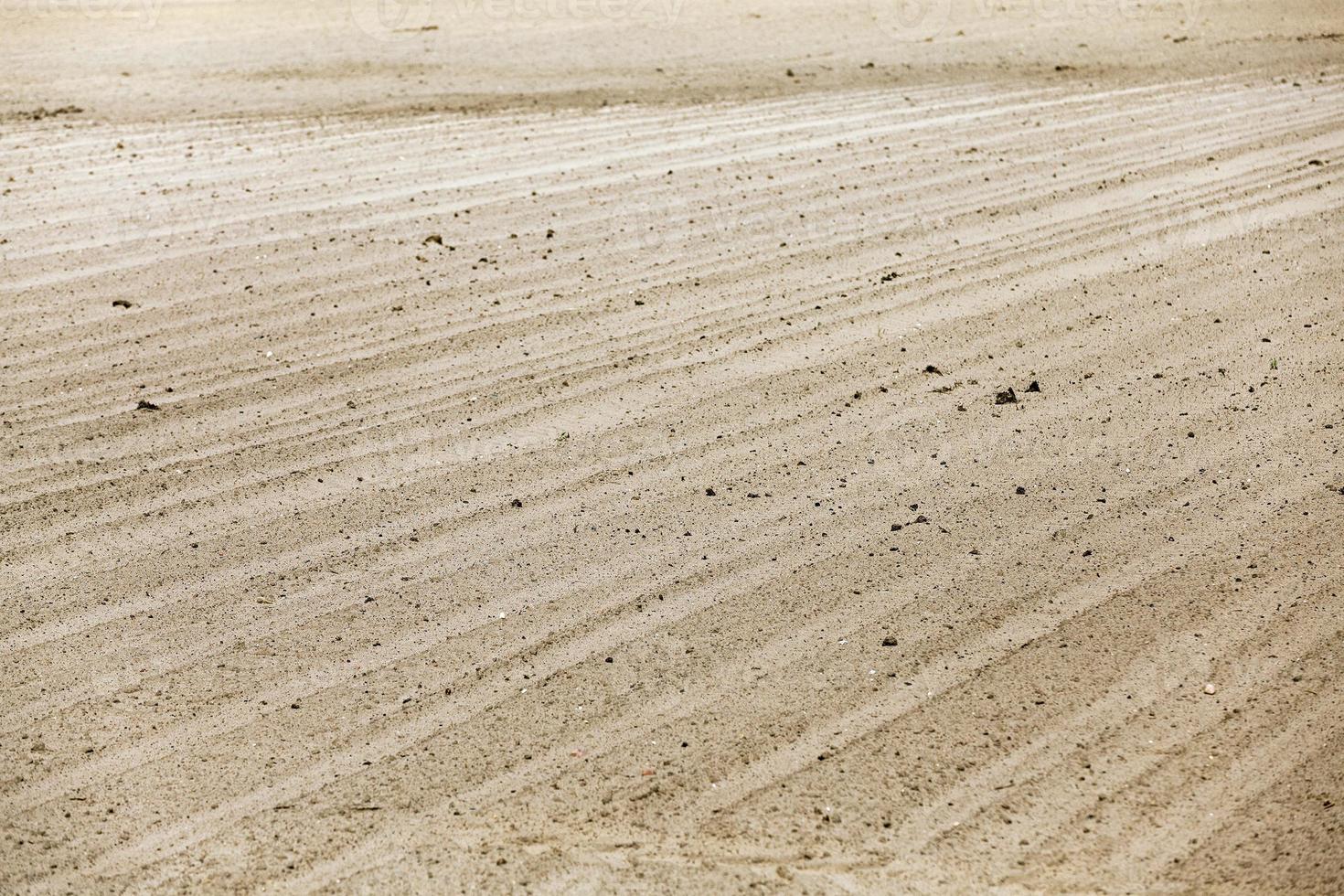 plowed agricultural land photo