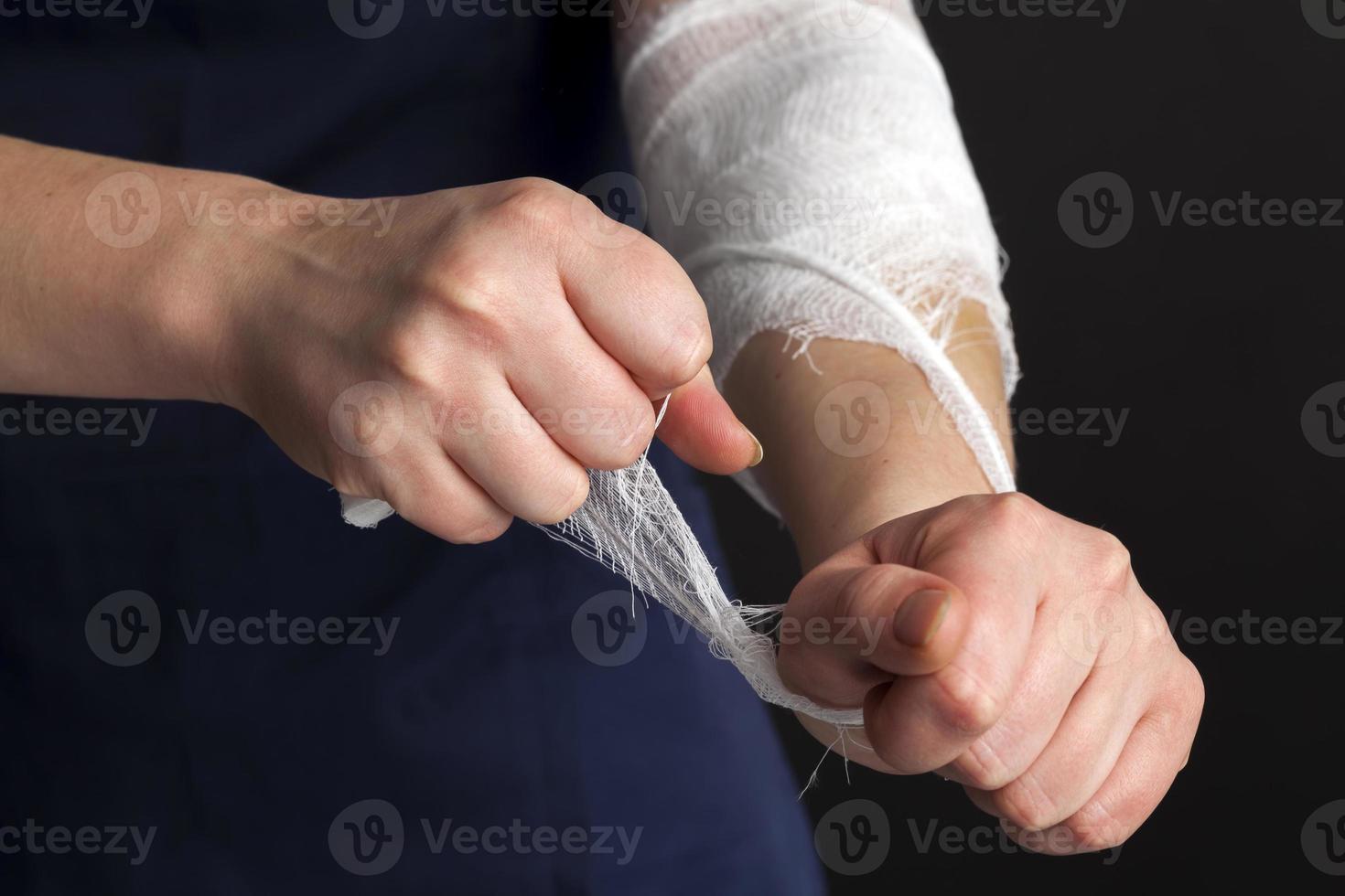 medical white bandage photo