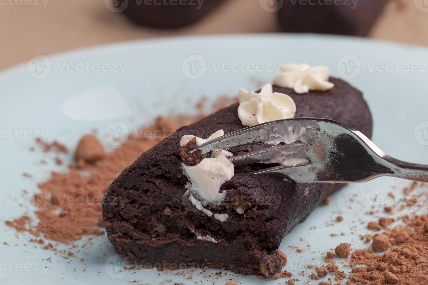 the cake is made of a large number of ingredients photo