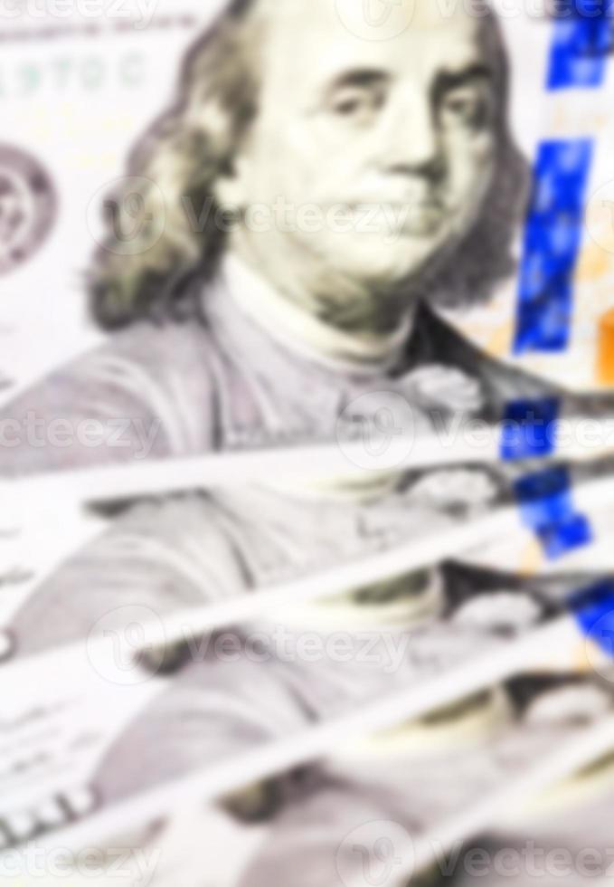 American dollars, close-up photo